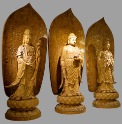 西方三圣（楠木）